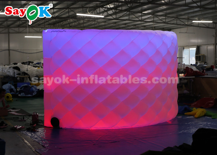 Inflatable Photo Studio Attractive Inflatable LED Photo Booth Backdrop Wall With Remote Control