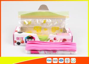 China Packaging Pink Lip Zip Lock Plastic Bags , Custom Zip Lock Bags For Supermaret wholesale