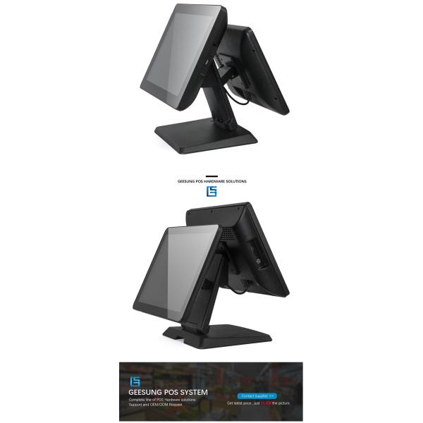 15 Inch Windows POS All In One 10 Point Capacitive Touch Panel