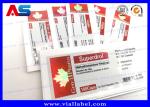 Adhesive Vinyl Glass Injection Peptide Bottle Labels , Injection Peptide Bottle