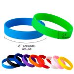 Customd Solid Silicone Wristbands Personalized Bracelets for Promoting Business