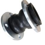JIS 10K Stainless Steel Flanged NBR Twin Sphere Rubber Expansion Joint