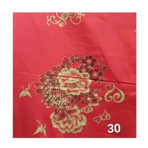 China 100% polyester gold powder printing Four Seasons Hot 70g 215cm mattress fabric wholesale