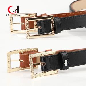 China Cowhide Leather Waist Belt Ornament Zinc Alloy Multi Color Casual Suit Wind Decoration on sale