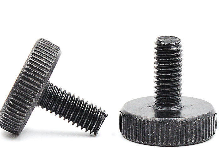 Carbon steel M5 M8 Thumb Screw Black finishing Class8. 8 Grade 8.8 Iron Spade Head Thumb Screw