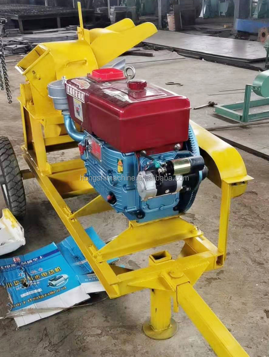 Tree Log Wood Crusher Biomass Pellet Machine High Capacity