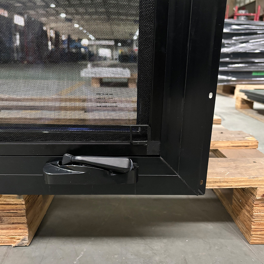Almond Vinyl Casement Windows - Custom Sizes America Crank Low-Maintenance & Secure