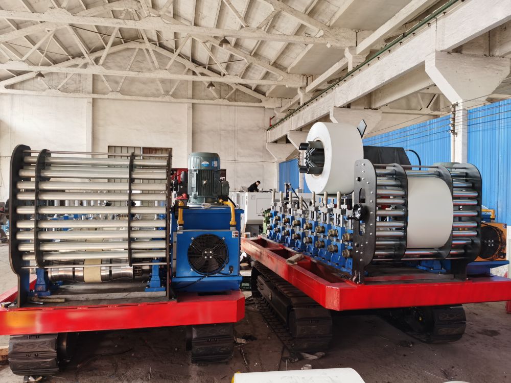 Cold Rolling Forming Rain Gutter Machine Maker For Aluminium Profile