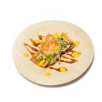 7 Inch Disposable Compostable Round Bamboo Plate High Quality Bulk Wedding