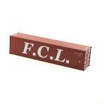 40gp 1:87 HO scale railway shipping sea container for model train railroad