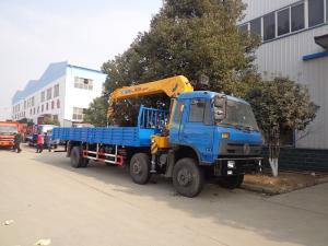 China 10T DropsideTruck Mounted Telescopic Crane With Hydraulic Straight Arm wholesale