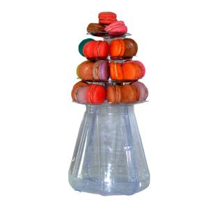 China 4 tier macaron display tower stand for french macaron wholesale