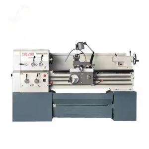 China Flat Bed 4.5KW Horizontal Metal Cutting Machine With Lathe Head wholesale