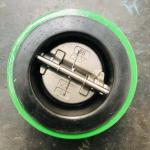 Ductile Iron Stainless Steel jis 10k pn16 bs din swing Stop Spring Duo Dual