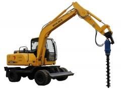 China Excavator Hydraulic Earth Auger Hole Drilling With Two Piece Shaft Design KA6000 on sale