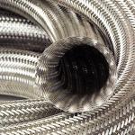 UL 94V stainless steel braided wire sleeve For EMI Cable Protection