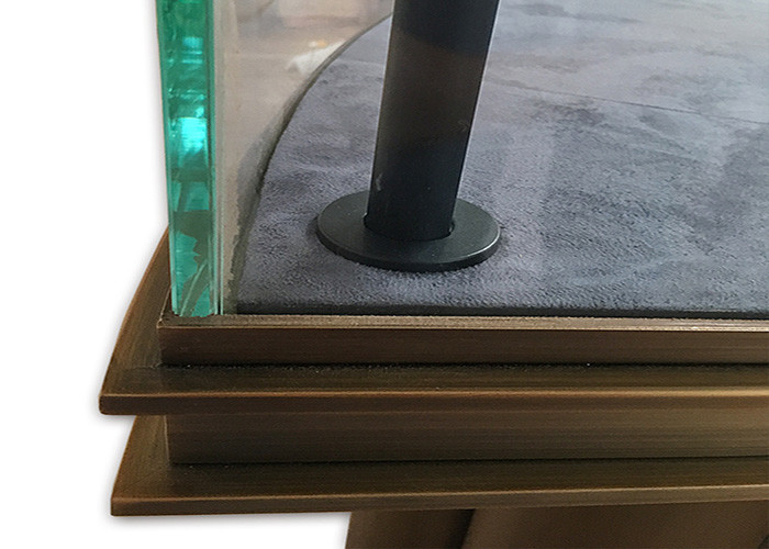 Brand Glass Jewelry Display Showcase Color Customized Retail Shop Fittings