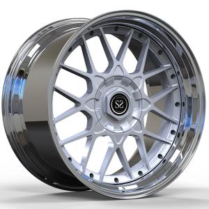 China Oem Super Concave 2-Piece Forged Wheels Elegant Shiny Finish 5x114.3 wholesale
