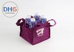 Eco Friendly Non Woven Bag Large Capacity X Sewing CMYK non woven wine bag