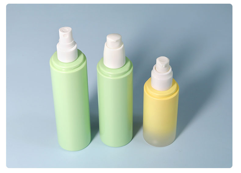 120ml 150ml Lotion Pump Bottle , Empty Plastic Bottles Silk Screen Printed For Makeup Tools