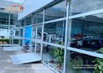 20m 30m 40m Hard Wall Thermal Roof Cube Structure Tent For Showroom