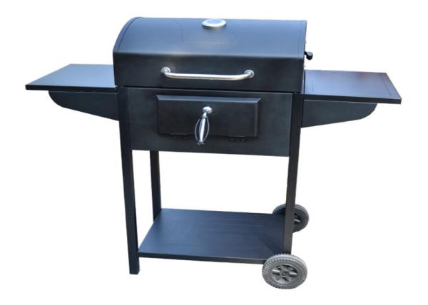 Factory price outdoor villa countryard Charcoal BBQ Grill Trolley Smoker