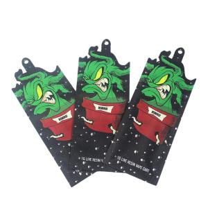 China Irregular Shaped Smell Proof Die Cut Pouch 3.5g Customized wholesale
