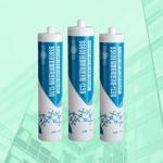 SS608 White Kitchen And Bathroom Caulk Anti Fungal Silicone Sealant