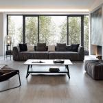 27in L Shape Sofa Bed Couch 3.6m Velvet Grey Couch Living Room Sectional
