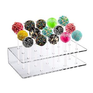 China Custom Thick Clear Acrylic Lollipop Display Stand , Acrylic Candy Holder For Store wholesale