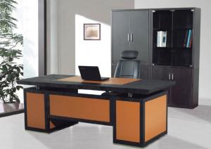 China modern home office leather table furniture/home office leather desk furniture wholesale