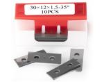 Woodworking Lathe Turning Carbide Cutting Inserts 30×12×1.5mm-35°