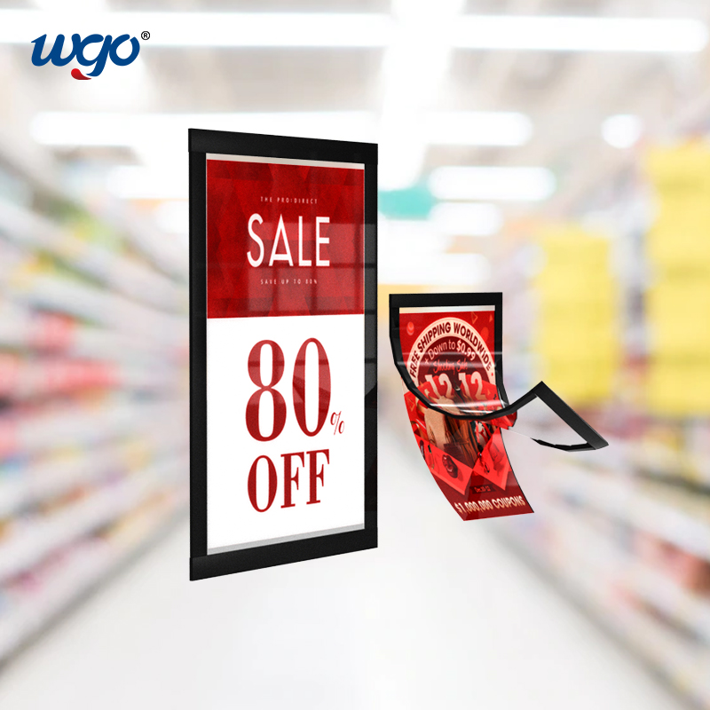 Damage Free Wall Mounted Sign Holder Available On All Smoothly Surface