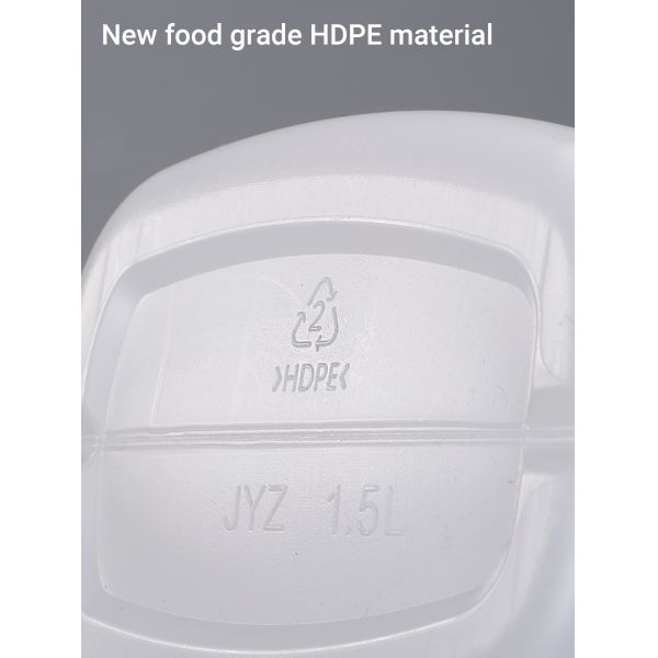 Patented Design Empty Plastic Cooking Oil Bottle with Oil-Backflow Lid Laundry Detergent Liquid Soap Packaging Jugs