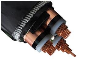 China 15kV Medium Voltage XLPE Insulation Armored Electrical Power Cable Copper Conductor wholesale