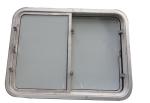Watertight Marine Wheelhouse Sliding Windows Aluminum Alloy Frame