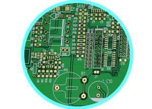 China Motor Control Board Battery Protection Circuit In Green Soldermask With Blind Hole Electronic Board wholesale