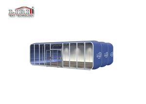 China Waterproof 6m Aluminum PVC Movable Hotel Tent For Resorts wholesale