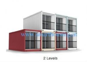 China ISO 40HQ Modular Prefab Container Homes , Water Proof Shipping Containers Homes wholesale
