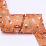 Round Dot Printed Polyester Ribbon 25mm-38mm Cotton Christmas Ribbon