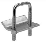 Stainless Steel Right Angle Beam Clamp Malleable Electroplated Heavy Duty Hose