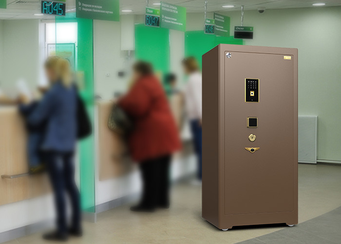 Dual Alarm Luxury Commercial Safe Box Fingerprint Lock For Security YB/ZY-120