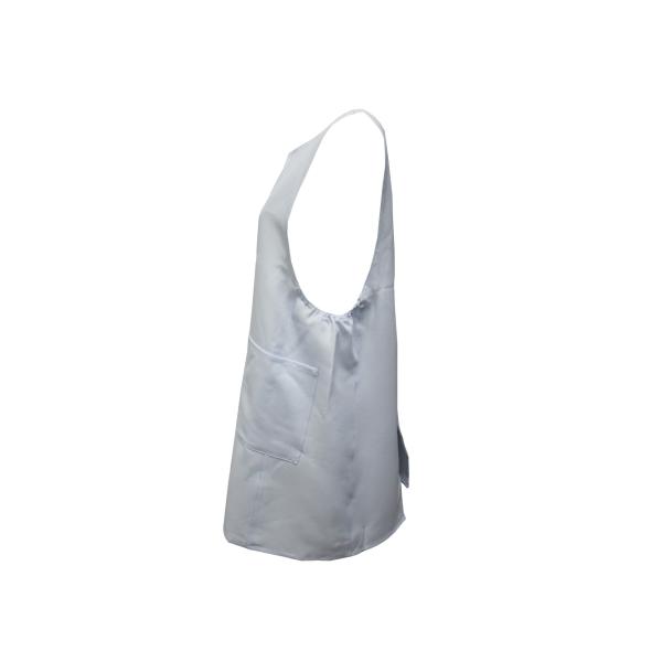 195GSM Chef Works Bib Apron Polyester 80% Cotton 20% Light Blue Color