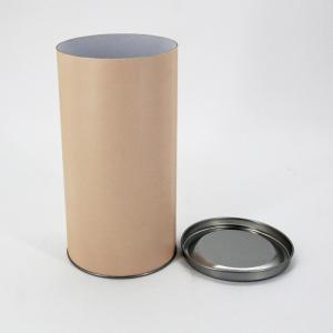 China Sweet Tea Leaf Packaging Round Kraft Paper Tube Moisture Resistance Custom Printing wholesale