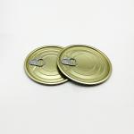 Food Cans Beverage Sealing Easy Open End ETP Gold/Gold lacquer