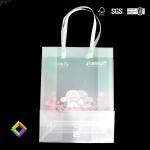 Custom Paper Bags Window Rose Bouquet Flower Hand Bags Gift Packaging With PVC