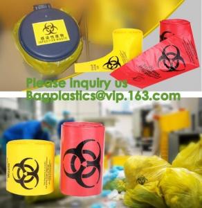 China Biohazard Specimen Zip Top BagBiohazard Waste Bags Definition, Green bag, red bag, yellow bag, blue bag, black bag wholesale
