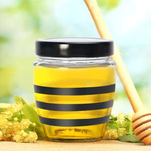 China Premium Glass Honey Bottle , Packaging Maltose Jam Glass Jar For Honey wholesale