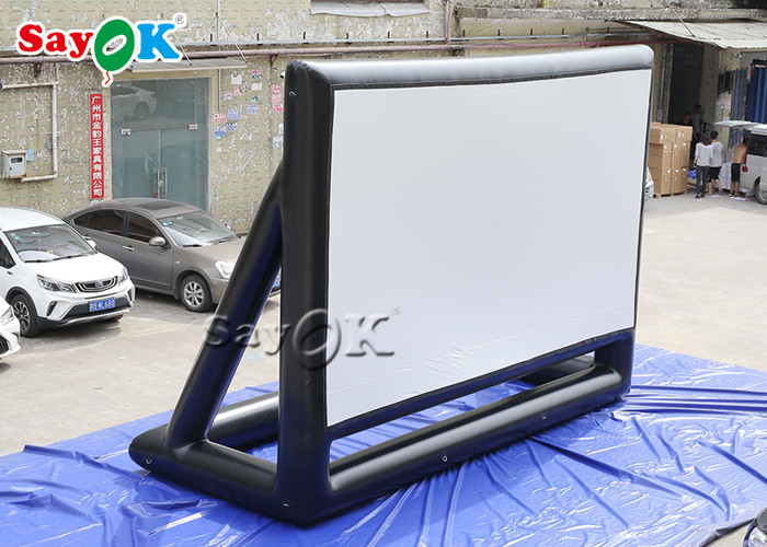 Waterproof PVC 6.4x4.6mH Commercial Inflatable Sealed Air Screen