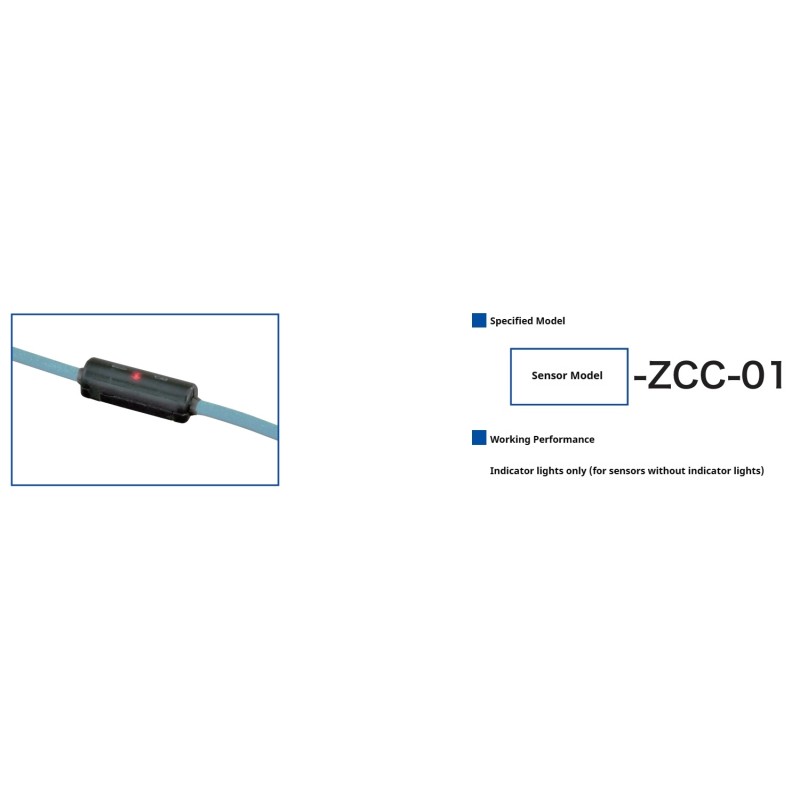 Normally Open and Normally Closed Current Increase Sensor Wire Accessories